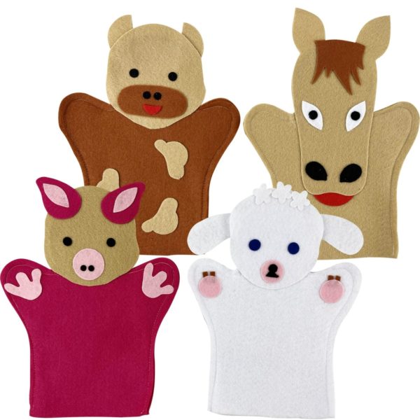 Farm Animals Hand Puppets