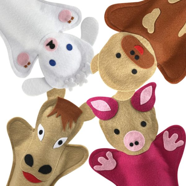Farm Animals Hand Puppets