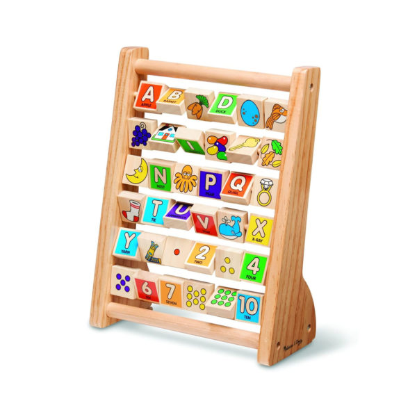 Wooden ABC and 123 Large Abacus