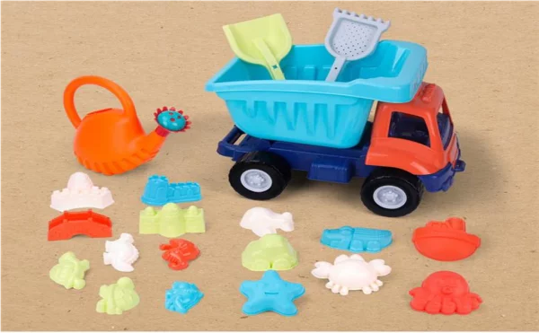 Jumbo beach truck sand toy