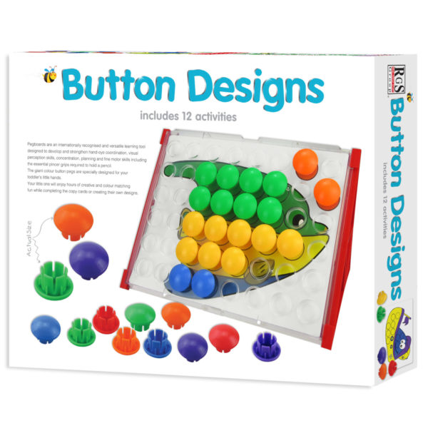 Button Design Pegboards