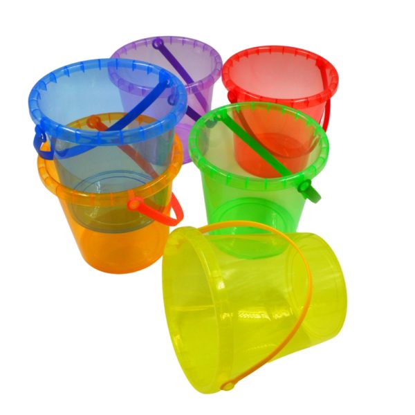 Translucent Buckets - Water Play Set - 2 Litre - 6pcs